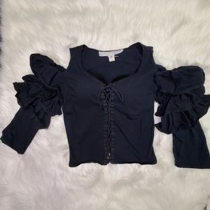 Invisible Ruffle Top